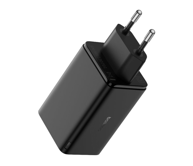 BASEUS sieciowa GaN6 Pro Fast Charger 2C+2U 65W Cluster Black + Kabel Type-C do Type-C 100W(20V/5A) 1m Black - 1298073 - zdjęcie 3